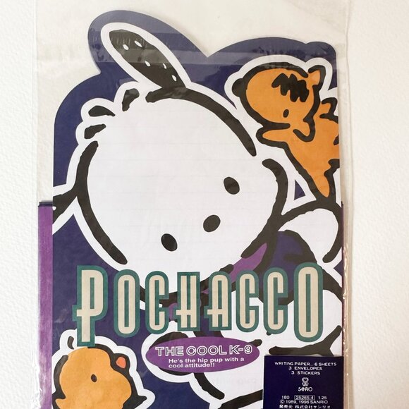 Sanrio Other - Vintage 1990s Sanrio POCHACCO The Cool K9 Stationery Set